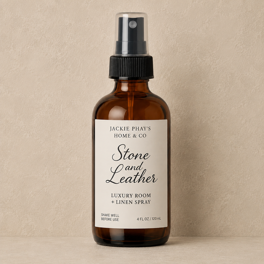 Stone & Leather Luxury Room | Linen Spray