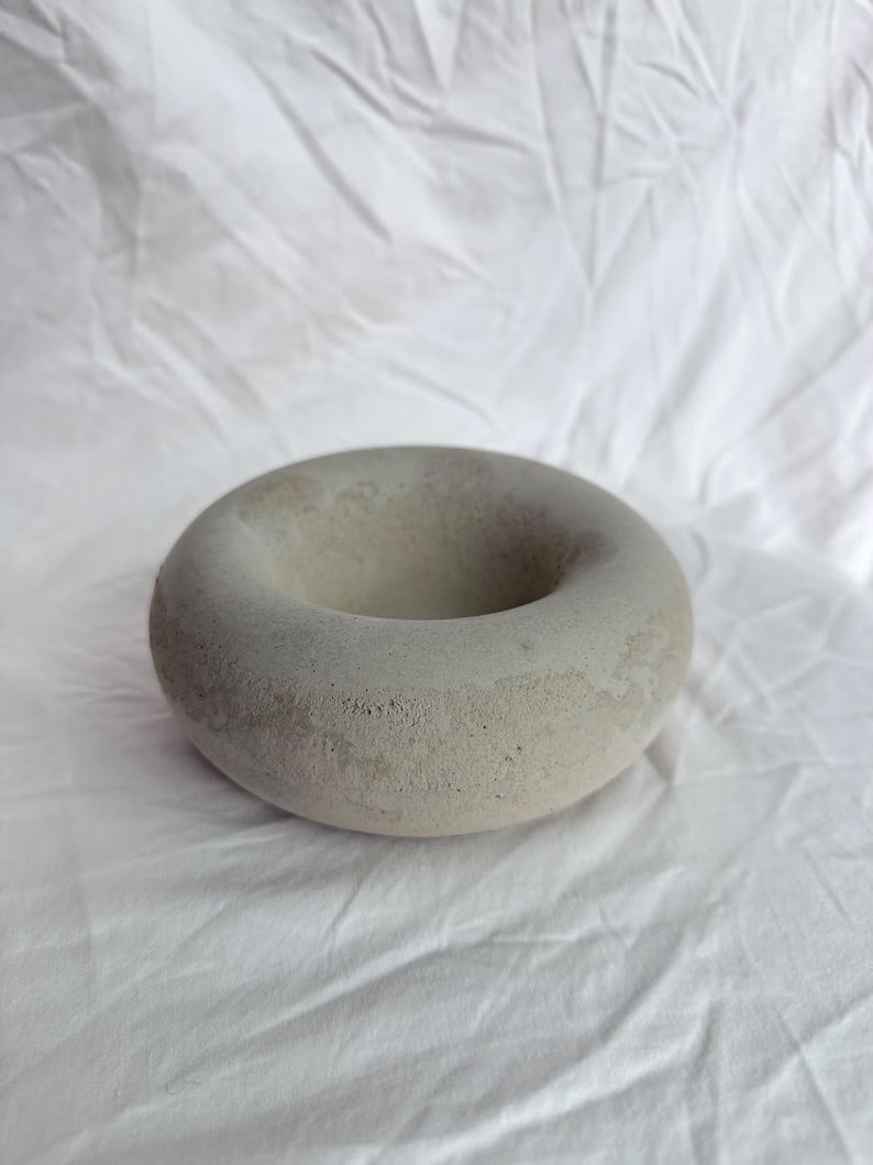 Distressed Donut Bowl