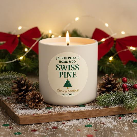 Swiss Pine Luxury Candle (12 oz)